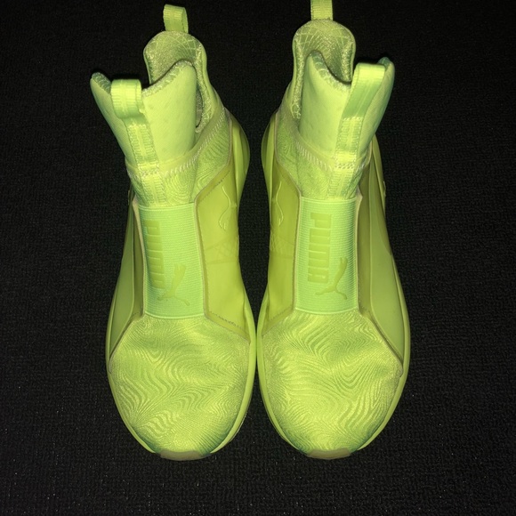 neon yellow trainers womens